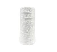 rafia lucida tre Sfere in rocca da 250g - lunghezza 300m - per borse handmade (Bianco - 01)