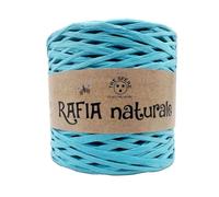 Rafia Naturale Tre Sfere 250GR/265MT per Borse E PROGETTI Handmade (TURCHESE)