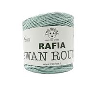 Rafia Swan Round 100% ecologica da 150g - 250 metri per le tue borse handmade estive o cappelli (-menta chiaro - ROUND)