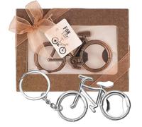 RAFIYU Apribottiglie a forma di bicicletta, 2 pezzi, portachiavi vintage