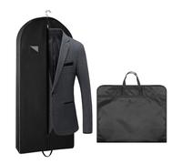 RAFIYU Porta Abiti da Viaggio 60x110cm, Custodie per Abiti Pieghevole, Copriabiti Antipolvere Impermeabile, Portaabiti Uomo da Viaggio con Finestra Trasparente e Cerniera, per Donna Cappotti Camicie