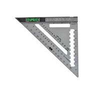 Rafter Square Tool | Righello da falegname per la lavorazione del legno | Versatile quadrato per la lavorazione del legno, righello triangolare, goniometro, scriber, goniometro accurato