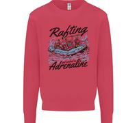 Rafting Get Imbevuto IN Adrenalina Bianco Acqua Bambini Felpa Maglione