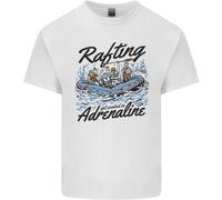 Rafting Get Soaked In Adrenaline White Water T-Shirt Per Bambini