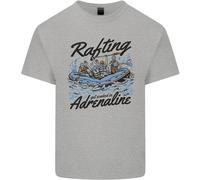 Rafting Get Soaked In Adrenaline White Water T-Shirt Per Bambini