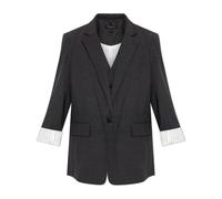 Rag & Bone, ,Jackets ,Donna ,Grigio ,XS Jennifer Striped Combo Blazer & Vest Set