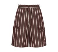 Rag & Bone - Victoria Striped Shorts - - Shorts - Donna - Marrone - S