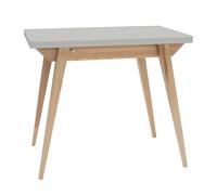 RAGABA Tavolo da pranzo Envelope pieghevole 90/130 x 76 x 65 cm, per 4-6 persone, con scomparto 84 x 46 x 7 cm sotto il piano del tavolo, in legno FSC, ideale per cucina o sala da pranzo