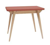 RAGABA Tavolo da pranzo Envelope pieghevole 90/130 x 76 x 65 cm, per 4-6 persone, con scomparto 84 x 46 x 7 cm sotto il piano del tavolo, in legno FSC, ideale per cucina o sala da pranzo