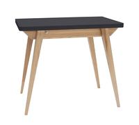 RAGABA Tavolo da pranzo Envelope pieghevole 90/130 x 76 x 65 cm, per 4-6 persone, con scomparto 84 x 46 x 7 cm sotto il piano del tavolo, in legno FSC, ideale per cucina o sala da pranzo