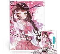 Ragazza anime carina Puzzle 2000 pezzi per adolescenti Giocattoli che creano dipendenza e sfidano l'intelligenza del cervello Adatto per la decorazione del desktop 70x100cm