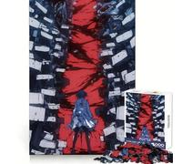 Ragazza anime che affronta la paura - Puzzle da 1000 pezzi per adulti - Allenamento della concentrazione - Divertimento antistress - Unisci i pezzi - Regalo creativo (38x26cm)