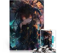 Ragazza anime del tempo Puzzle da 1000 pezzi per adolescenti Giocattolo educativo antistress Ogni pezzo è unico - Gioco divertente e stimolante per tutta la famiglia 38x26cm