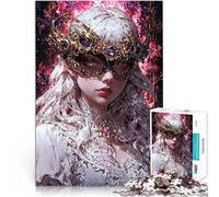 Ragazza anime fantastica puzzle 1000 pezzi per adulti Aiuta il cervello ad allenare i giocattoli che creano dipendenza per coltivare la pazienza Regalo di compleanno 38x26cm