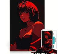 Ragazza anime nella luce rossa,adolescente,puzzle da 1000 pezzi,gioco di memoria,incastro perfetto,nessun pezzo che si stacca,gioco per allenare la mente,ideale da portare in viaggio,regalo (38x26cm)
