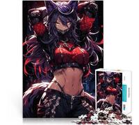 Ragazza anime Puzzle da 1000 pezzi per adulti Giocattoli che creano dipendenza e sfidano l'intelligenza del cervello regali per amici e familiari 38x26cm
