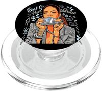 Ragazza Boss Regina Babe Sposta in Silenzio Pila Di Soldi PopSockets PopGrip per MagSafe