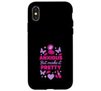 Ragazza Calda Ansia Glam Therapy Humor Pensare troppo Estetica Custodia per iPhone X/XS