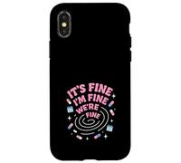 Ragazza Calda Ansia Glam Therapy Humor Pensare troppo Estetica Custodia per iPhone X/XS