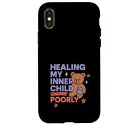 Ragazza Calda Ansia Glam Therapy Humor Pensare troppo Estetica Custodia per iPhone X/XS