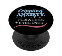 Ragazza Calda Ansia Glam Therapy Humor Pensare troppo Estetica PopSockets PopGrip Adesivo