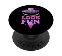 Ragazza Calda Ansia Glam Therapy Humor Pensare troppo Estetica PopSockets PopGrip Adesivo