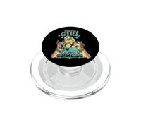 ragazza che ama gli alani PopSockets PopGrip per MagSafe