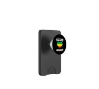 Ragazza che ama la musica reggae Rasta Heart Lover PopSockets PopWallet per MagSafe