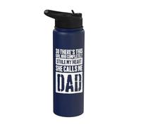 Ragazza che mi ha completamente rubato il cuore mi chiama papà carino papà Stainless Steel Insulated Water Bottle