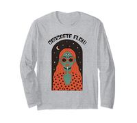 Ragazza chic streetwear in posizione casual Maglia a Manica