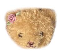 Ragazza Clip Piatto Hairpin Rosetta Cartoon Bear 2000s Balletcore per le donne Ragazza mazzi Hairclip Dolce Balletcore