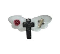 Ragazza Clip Piatto Tornante 2000s stile Ornamenti Balletcore Per Le Donne Ragazza Mazzi Hairclip Ala Dolce Balletcore