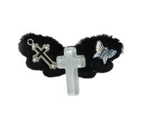 Ragazza Clip Piatto Tornante 2000s stile Ornamenti Balletcore Per Le Donne Ragazza Mazzi Hairclip Ala Dolce Balletcore