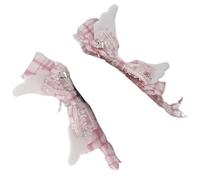 Ragazza Clip Piatto Tornante Ornamenti Balletcore Per Le Donne Ragazza Mazzi Hairclip Grandi Fiocchi Dolce Balletcore Foto Puntelli