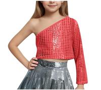 Ragazza Completo Set 2 Pezzi Elegante Estiva Camicia Bambine e Ragazze Casual TShirt Manica Corta e Pantaloni 3/4 Sport Camicetta Leggero Tops Girocollo Maglietta Solido
