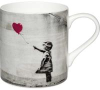 Ragazza Con Baloon By Bansky Tazza da Caffè di Tè Könitz Bone China Porcellana