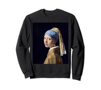 Ragazza con orecchino di perla di Johannes Vermeer Felpa