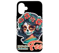 Ragazza con Teschio Di Zucchero Tradizionale - Disastro FEE Custodia per iPhone 16 Plus