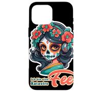 Ragazza con Teschio Di Zucchero Tradizionale - Disastro FEE Custodia per iPhone 16 Pro Max
