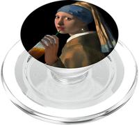 Ragazza con un orecchino di perla Iced Latte di Johannes Vermeer PopSockets PopGrip per MagSafe