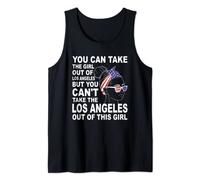 Ragazza da Los Angeles - Classic Patriotic Los Angeles Ragazza Canotta