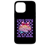 Ragazza della consapevolezza dell'epilessia Viola La lotta di mio padre è la mia lotta Custodia per iPhone 13 Pro Max