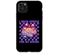 Ragazza della consapevolezza dell'epilessia Viola La lotta di mio padre è la mia lotta Custodia per iPhone 11 Pro Max