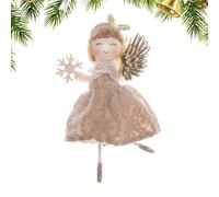 Ragazza di punta, dolce ragazza fiaba, decorazione per albero di Natale, ciondolo a forma di angelo, dolce fata, accessorio per la decorazione di feste, decorazione di Natale, piccola bambola con
