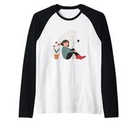 Ragazza E Orso Cozy Connection Maglia con Maniche Raglan