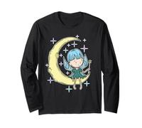 Ragazza Fata sulla Luna Maglia a Manica