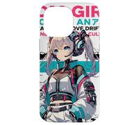 Ragazza giapponese Auto Da Corsa Anime Kawaii Ragazze Alla deriva Custodia per iPhone 14 Pro Max