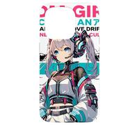 Ragazza giapponese Auto Da Corsa Anime Kawaii Ragazze Alla deriva Custodia per iPhone 15 Pro