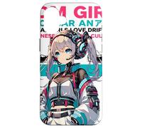 Ragazza giapponese Auto Da Corsa Anime Kawaii Ragazze Alla deriva Custodia per iPhone 16 Plus