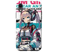 Ragazza giapponese Auto Da Corsa Anime Kawaii Ragazze Alla deriva Custodia per iPhone XR